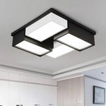 Plafonnier Led Design Moderne Rectangulaire Luminaire Chambre