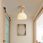 Plafonnier LED Suspendu en Bois