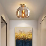 Plafonnier / Suspension En Cuivre Semi Encastré | Plafonnier De Salon Chambre & Salle À Manger