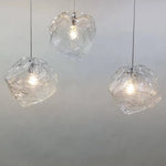 Plafonnier Verre Style Glaçon Luminaire Chambre