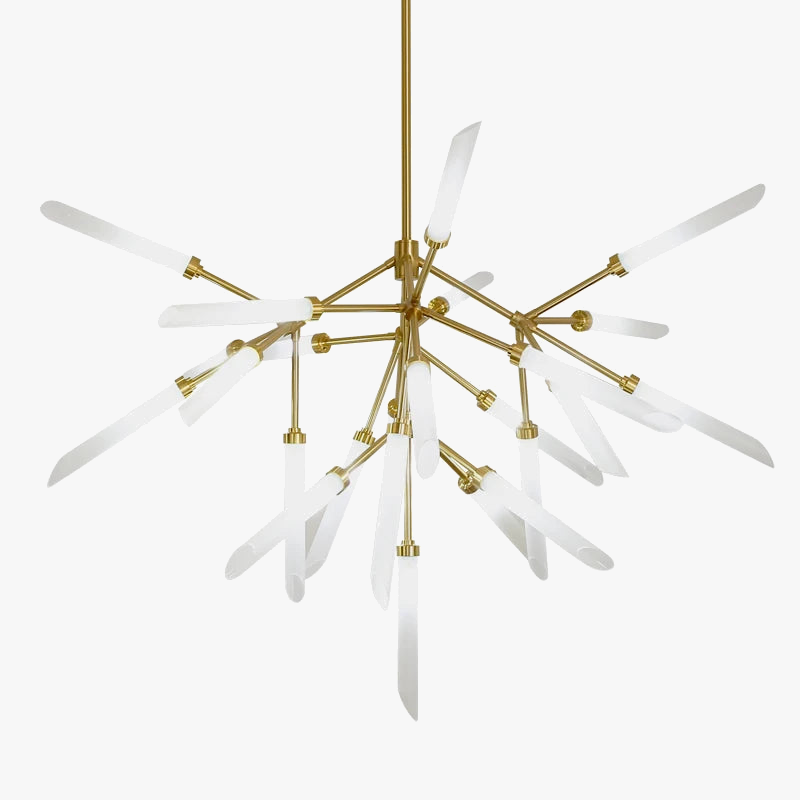 Lampadario semplice ramo a forcella illuminazione nordica creativa ramo vetro salotto camera Led Luminaria