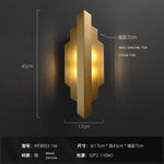 Postmoderne En Laiton Élégantes Lampes Murales W17E7H45Cm / Chine 2700K | 10W Applique Murale