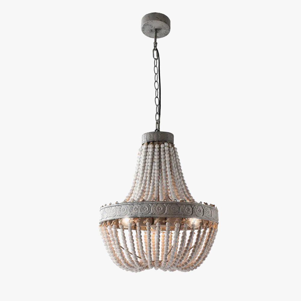 Lampada a sospensione loft vintage elegante in legno
