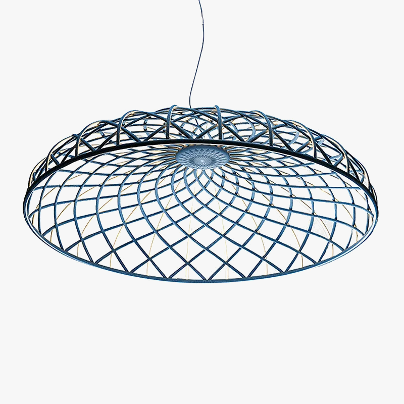 SANDYHA moderno semplice corda intrecciata rotonda lampadario creativo rete lampada LED per soggiorno sala da pranzo casa sospensione illuminazione
