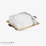 Spot Led Design Carré Chromé Luminaire Chambre
