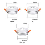Spot Led Rond Orientable Moderne Luminaire Chambre