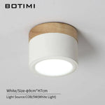 Spots Led Cylindriques Base Bois Luminaire Chambre