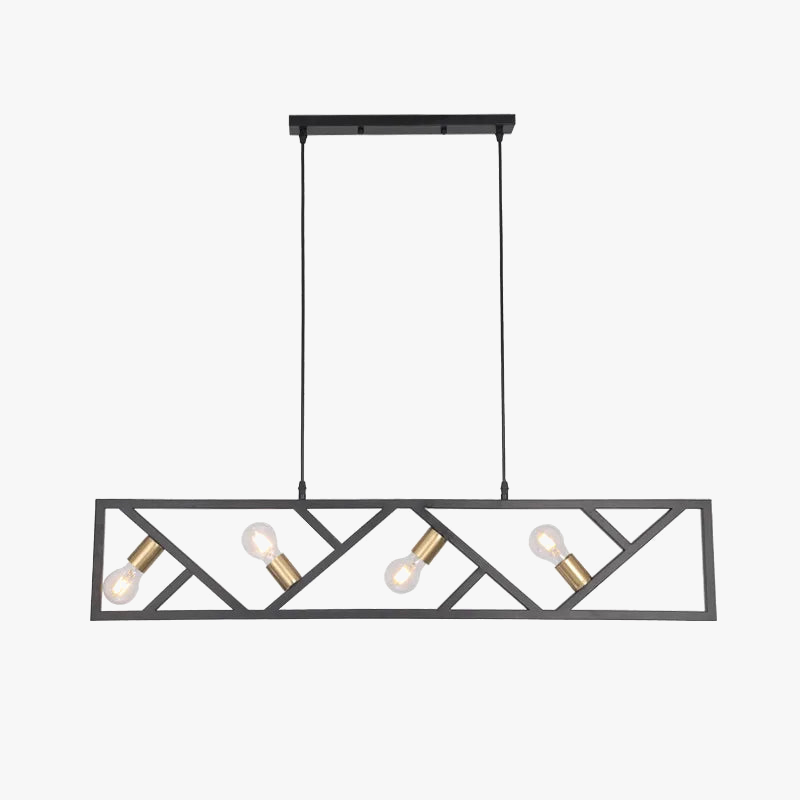 Stile industriale ferro arte lampadario ristorante soggiorno latte tè caffè creativo 4 teste lampada sospesa personalità