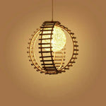 Suspension Bambou Rail Nordic Luminaire Chambre