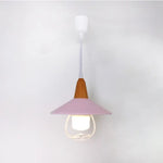 Suspension Conique Plate Casilda Rose / 20W - Chaude Luminaire Chambre