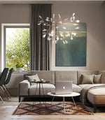 Suspension Design Moderne Led Arbre Doré Applique Murale Moderne