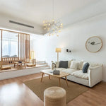 Suspension Design Moderne Led Arbre Doré Applique Murale Moderne