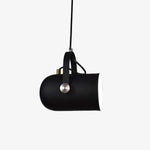Suspension En Aluminium Colorée Noir Luminaire Chambre