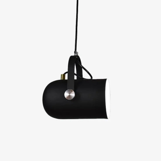 Suspension En Aluminium Colorée Noir Luminaire Chambre
