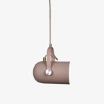 Suspension En Aluminium Colorée Rose Luminaire Chambre