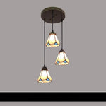 Suspension En Verre Coloré Méditerranéen I Luminaire Chambre