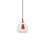 Suspension Géométrique Métal Fumé Led F Luminaire Chambre