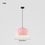 Suspension Géométrique Polygonale Diamond Luminaire Chambre