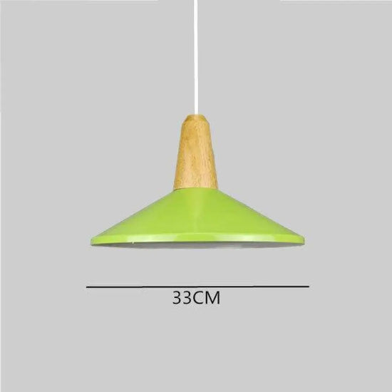Suspension Led Conique Multiforme Colorée B / Vert Luminaire Chambre