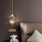 Suspension Led Cristal Moderne Tyana Luminaire Chambre
