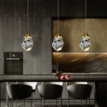 Suspension Led Cristal Verre De Luxe Luminaire Chambre