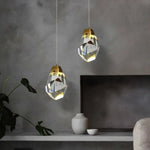 Suspension Led Cristal Verre De Luxe Luminaire Chambre