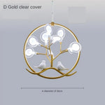 Suspension Led Dorée À Branches Multiples C Luminaire Chambre