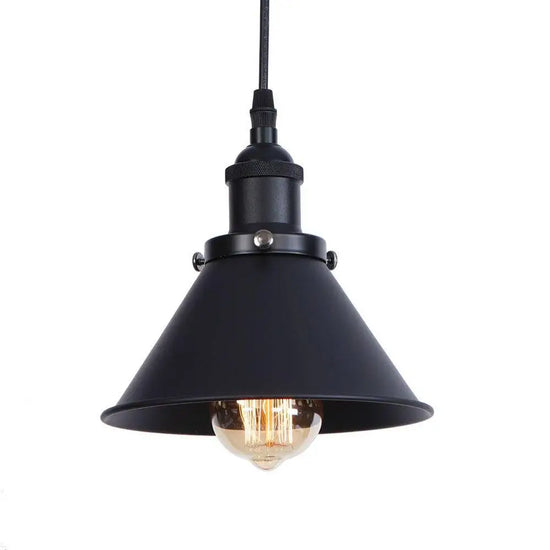 Suspension Led Industrielle Métal Coloré Luminaire Chambre
