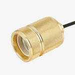 Suspension Led Métal Doré Cylindre Luminaire Chambre
