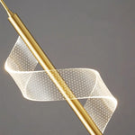 Suspension Led Minimaliste Ondulée Luminaire Chambre