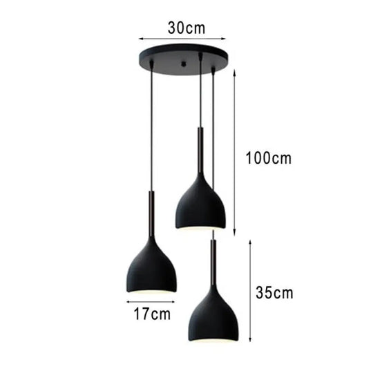 Suspension Led Minimaliste Willo Métal L Luminaire Chambre