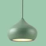 Suspension Led Ovale Multicolore Vert Luminaire Chambre