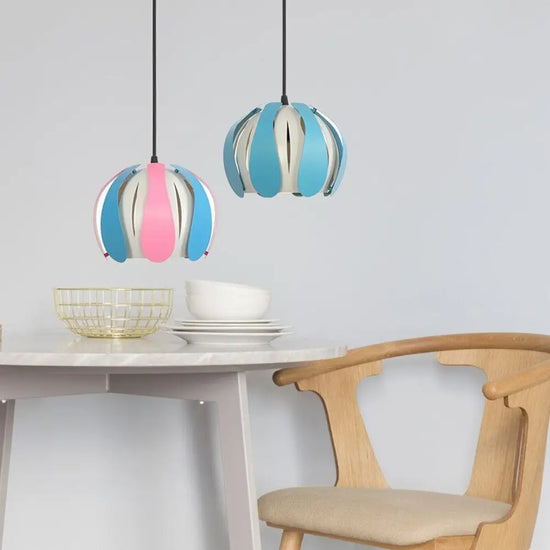 Suspension Led Ronah Abat-Jour Coloré Luminaire Chambre