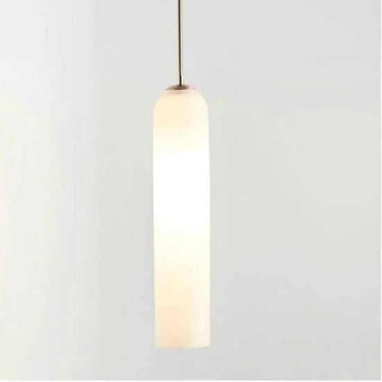 Suspension Led Verre Fondu Coloré Loft Blanc Luminaire Chambre