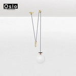 Suspension Métal Avec Câble Long Oslo B Luminaire Chambre