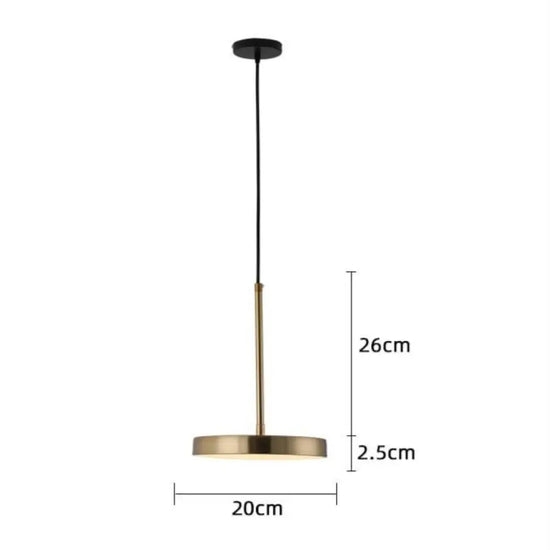 Suspension Minimaliste En Métal Pathen Luminaire Chambre