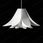 Suspension Moderne Pétales Fleur Blanche 45Cm Luminaire Chambre