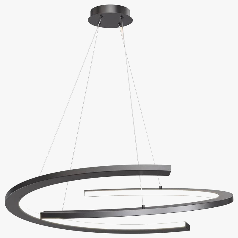 lampadario moderno semplice design nordico anello ristorante