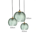 Suspension nordique ronde en verre