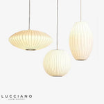 Suspension Papier Style Japonais Moderne Luminaire Chambre