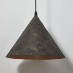 Suspension Rouille Abat-Jour Conique Homas Luminaire Chambre
