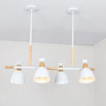 Suspension Spot Métal Bois Wooden Luminaire Chambre