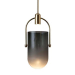 Suspension Verre Lumineuse Et Dorée Moderne Luminaire Chambre