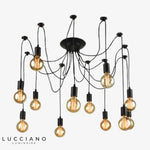Suspension Vintage Ampoules Pendantes Luminaire Chambre