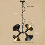Suspension Vintage Led Réglable Liveria Luminaire Chambre