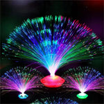 Veilleuse de nuit fibre optique couleur arc-en-ciel