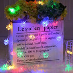 Veilleuse petites lunes en guirlande lumineuse à LED