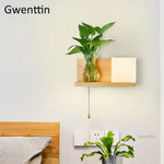 Voici La Transformation: Applique Murale En Bois Design Contemporain Lumineux Chambre