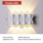 Voici La Transformation Du Titre: Applique Murale Led Extérieure Design Élégante Chambre
