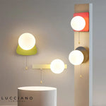 Voici La Transformation Du Titre: Appliques Murales Colorées Nordiques Design Scandinave Applique